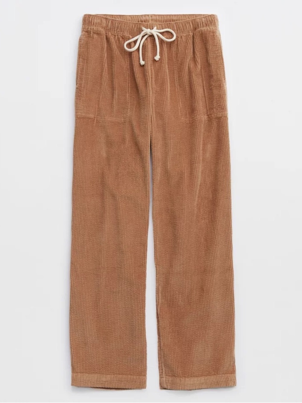 Aerie Brown Corduroy Pants Size S 100% Cotton